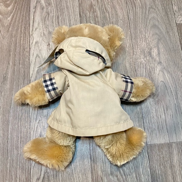 Burberry Fragrances 2007 Teddy Bear with Check Coat 12” Plush Brown - Picture 2 of 5